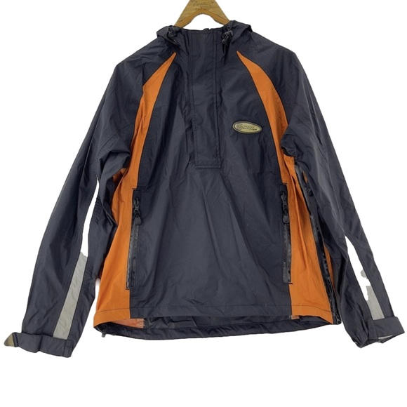 Sports Hooded Jacket Motorcycle Black Windbreaker main image 1